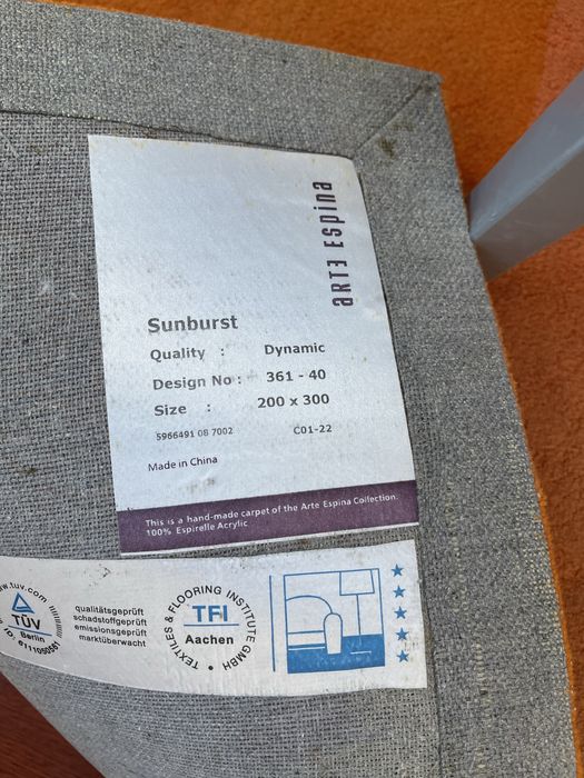 Tapete de Sala 200x300cm - aquirido na Dimensão