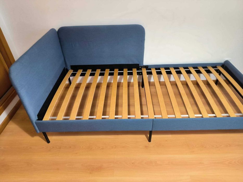 Cama + colchão 90x2000 + estrado
