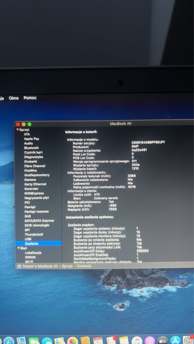 MacBook Air 13 2017 / i5 / 8GB  RAM /