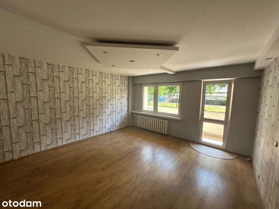 Mieszkanie M4, 64m2, 3 pokoje z baloknem na parterze, Osiedle Zachód