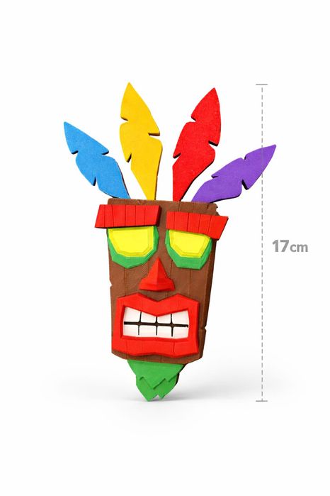 Máscara Aku Aku 3D – 17cm
