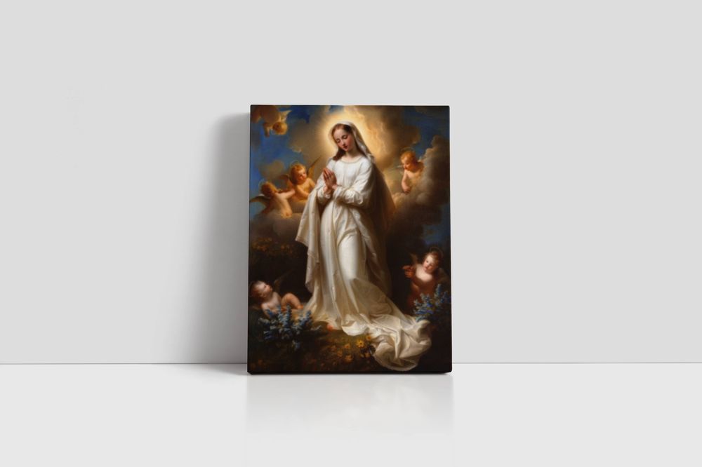 Obraz na płótnie "Niepokalana Matka Boska" 30x40 cm - Motyw religijny