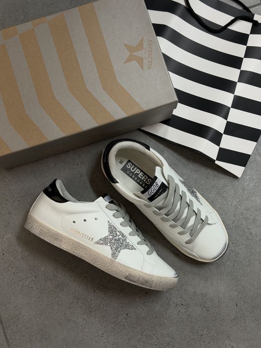 Кеди golden goose білі 37,38 голден гуси