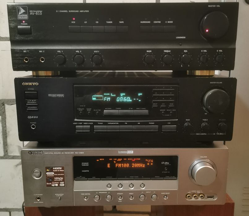 Zestaw stereo amplituner Yamaha Onkyo
