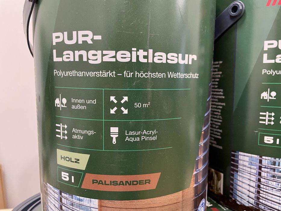 Лазур для захисту деревини для внутр./зовніш. робіт 2,5л/5л. PARKSIDE