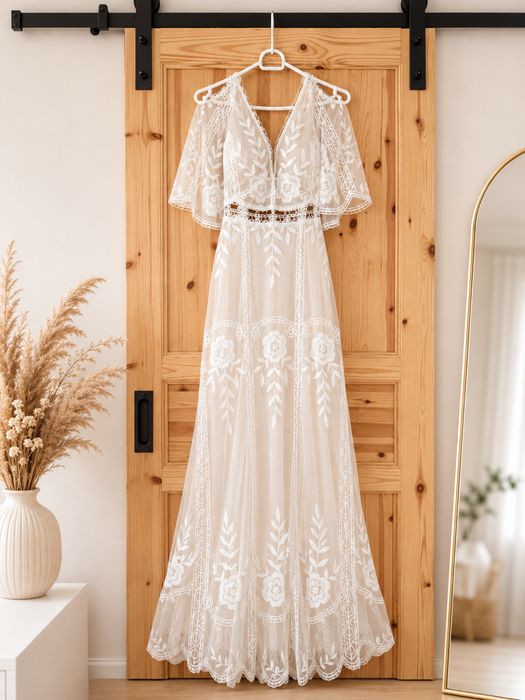 Suknia ślubna boho