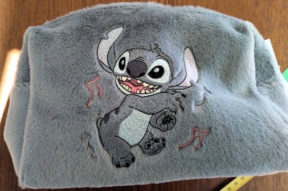 Bolsa Pochete Escola Pelucia Stitch DIsney Lefties