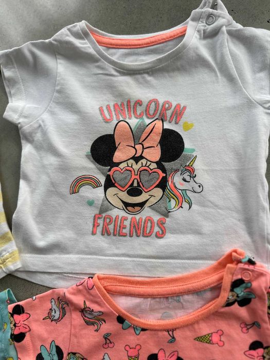 Bluzeczki T-shirty dziecięce Myszka Miki rozm..62-68