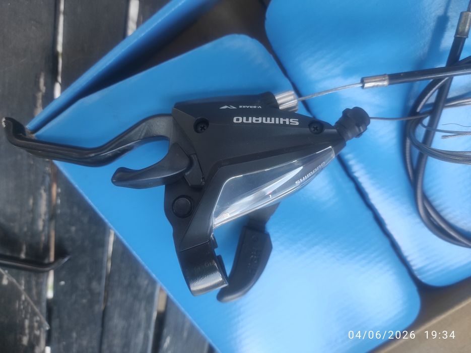 Manípulos Shimano + pinças travão disco