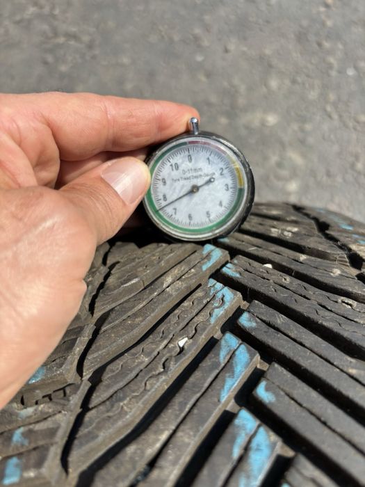 Шини 225/45 R17 пара Michelin, 7,5мм зима