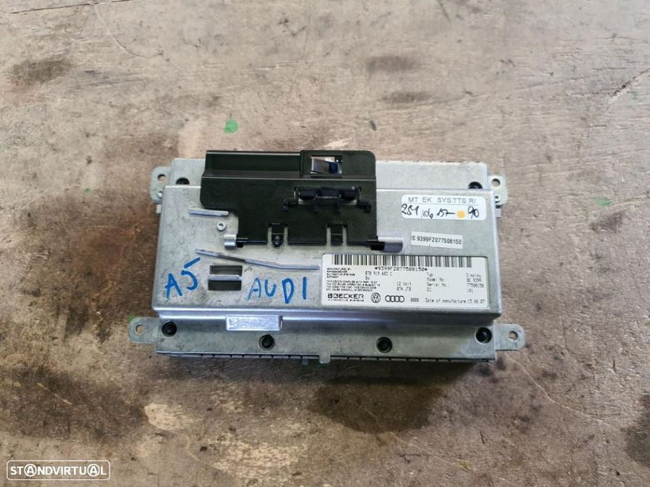 Display Multifunções do radio gps navegação Audi A5 8T - 8T09.19603C