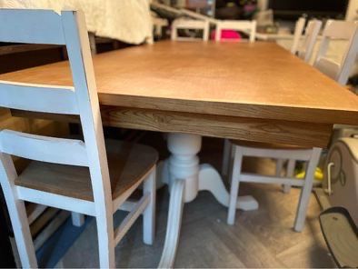 Mesa de madeira 1mt-2,20mt