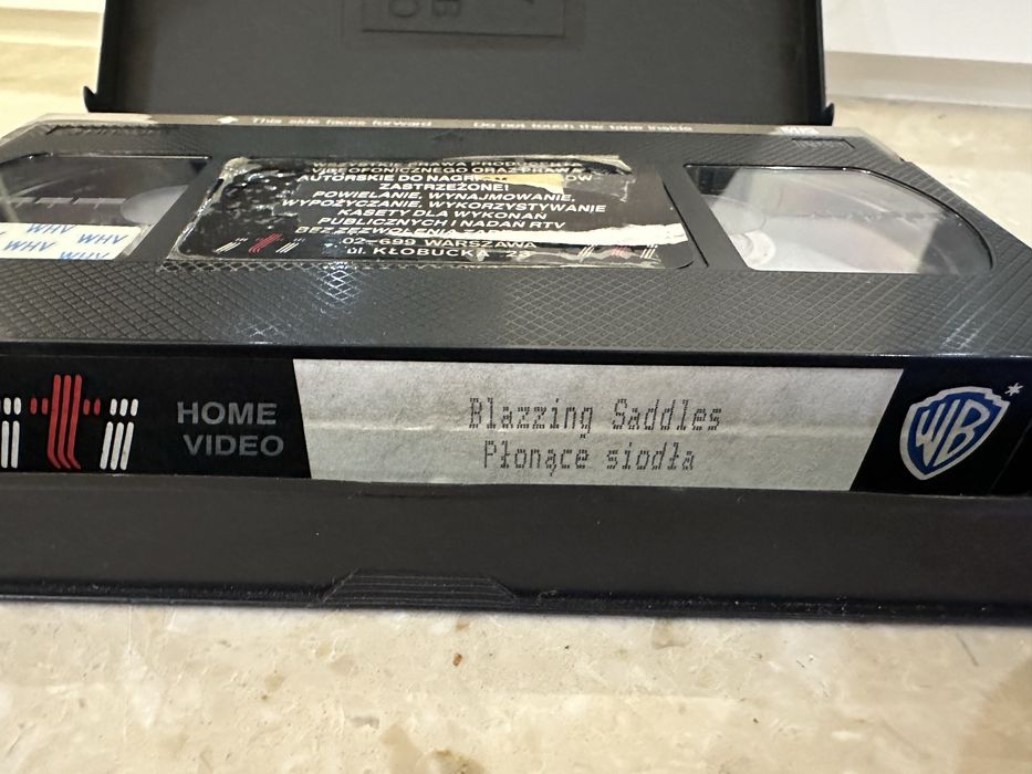 Kaseta vhs Płonące siodła