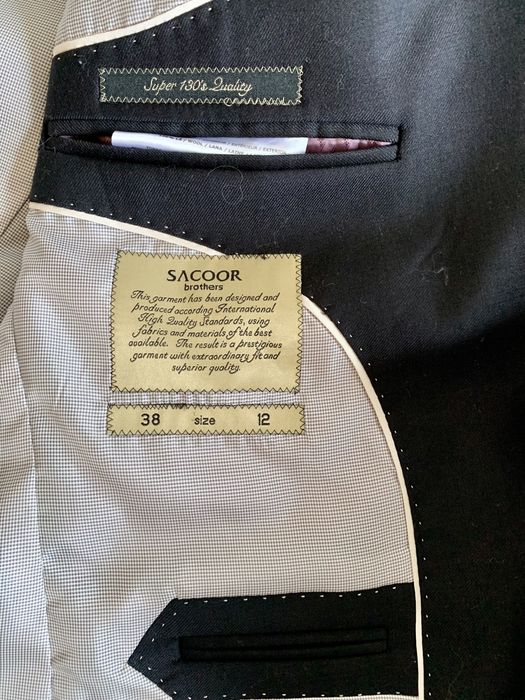 Fato completo Sacoor tamanho 38