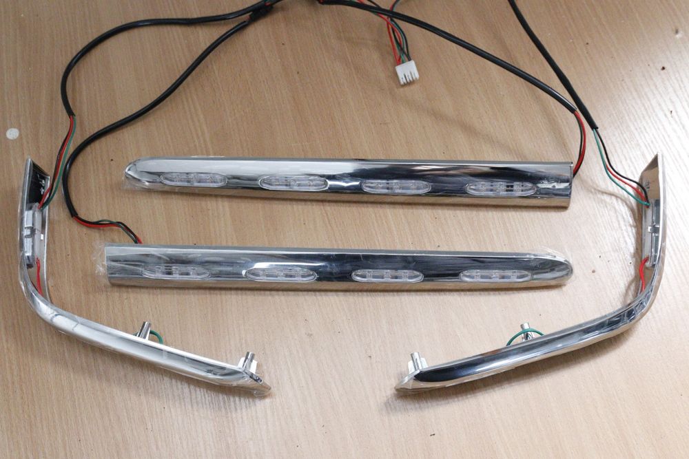 A311 Honda Goldwing Gl1800 Listwy na kufer, kufrów bocznych LED- biały