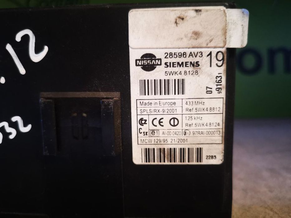 NISSAN PRIMERA P12 CENTRALINA SISTEMA COMFORT - MD032