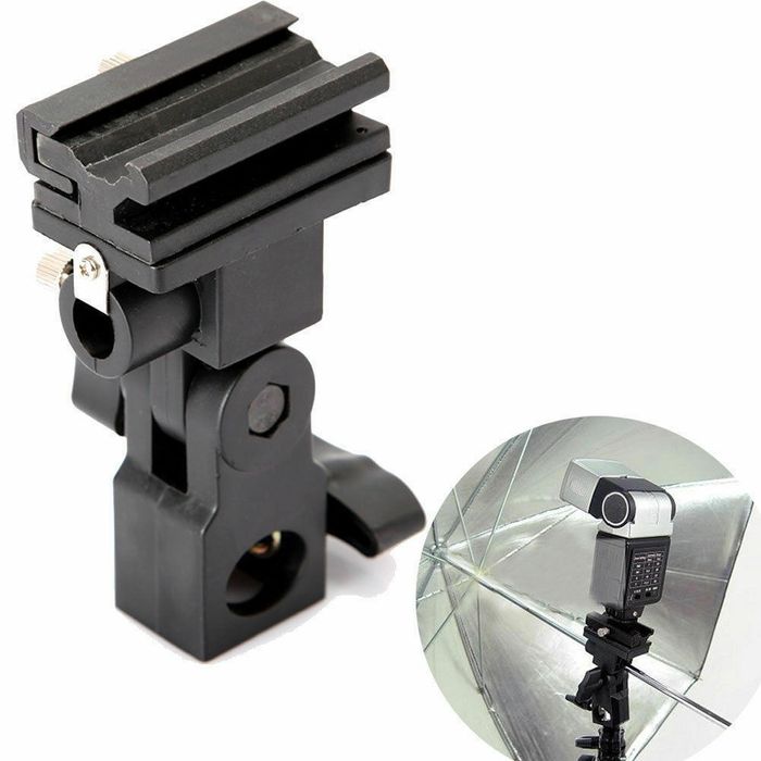 Suporte flash speedligh sapata para tripé e sombrinha adaptador novo64552561488130120