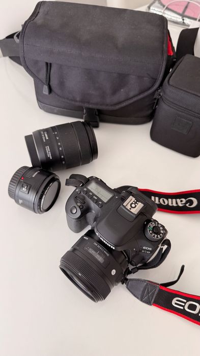 Canon 80D + objetivas/ lentes