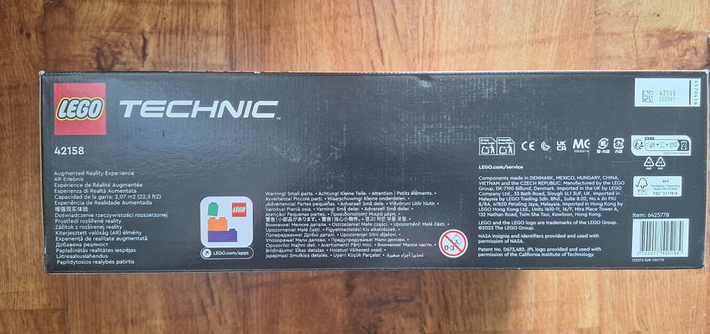LEGO Technic 42158 NASA Mars Rover Perseverance NOWY | Plomby | TYCHY