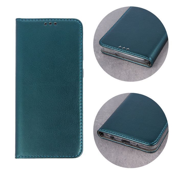 Etui Smart Magnetic do Oppo A40 4G … A60 5G (Global) ciemnozielone