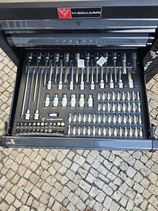 Carrinho de ferramenta de 7 gavetas completas