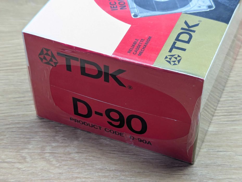TDK D90 нові аудіо касети аудиокассеты блок 10шт. USA 1988р