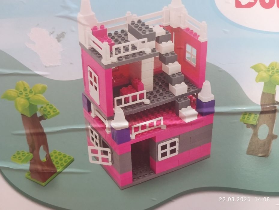 Конструктор, аналог лего дупло 165 деталей