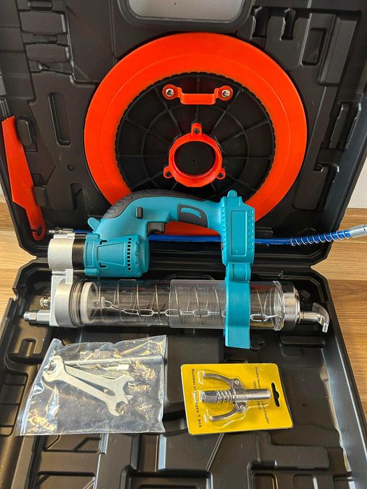 !OSTATNIE SZTUKI! Smarownica akumulatorowa 10000 PSI Gisam – HIT!