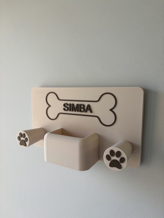 Suporte Personalizado para Trela de Cão