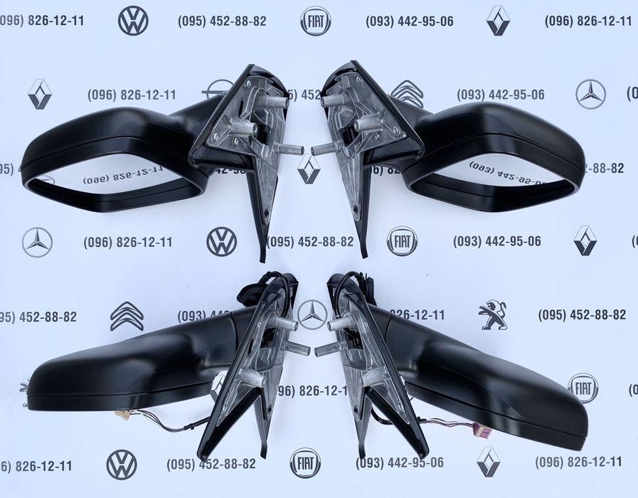 Дзеркало заднього виду VW T5 04- Фольксваген Т5 корпус дзеркала