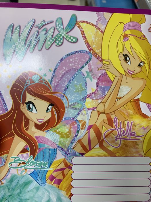 Вінкс зошити ,канцелярія winx club винкс