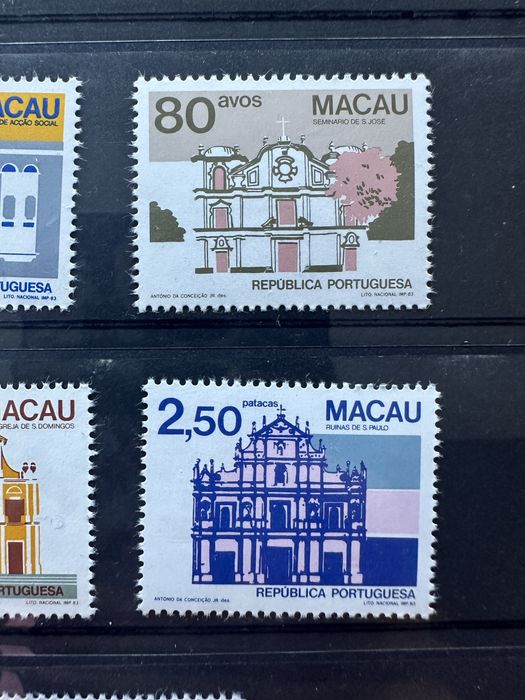 Série Completa 1983 - Selos de Macau