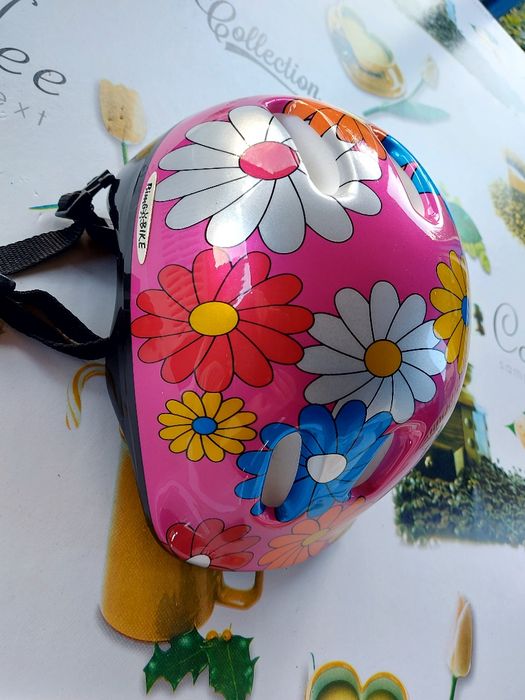 Kask ochronny regulowany dla dziewczynki S