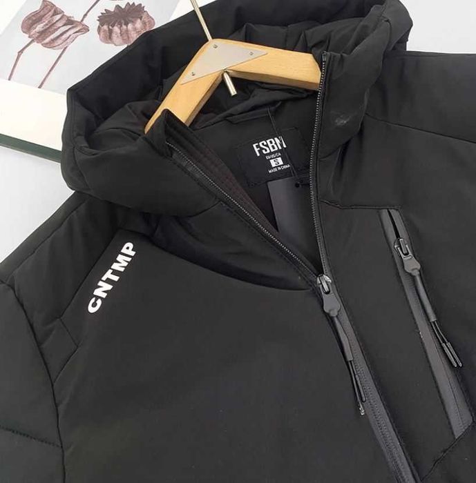 Чоловіча тепла зимова куртка с капюшоном FISHBONE FSBN оригінал
