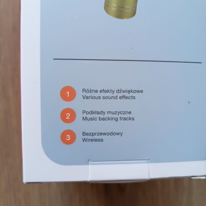 Mikrofon karaoke bezprzewodowy