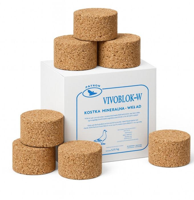 Vivoblok R Kostka Mineralna Kołacz 3 Sztuki Gołębie