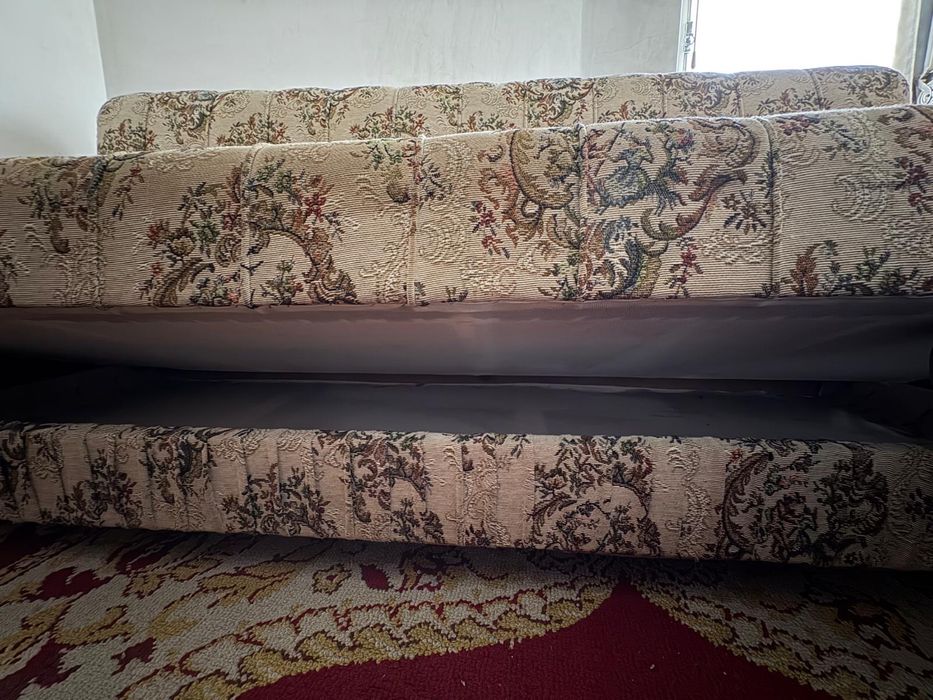 Conjunto Sofá e Poltronas Vintage