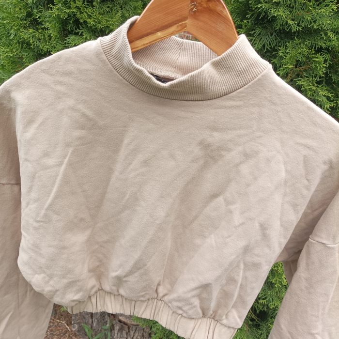 Golf krótki beżowy Bershka XS