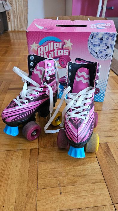 Wrotki dziewczęce 29 Roller Skates różowe