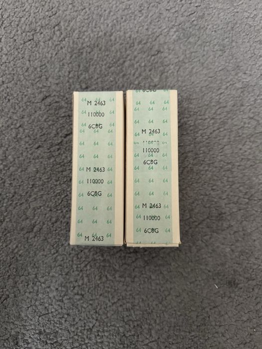 Para lamp NOS JAN 6C8G  - nieużywane