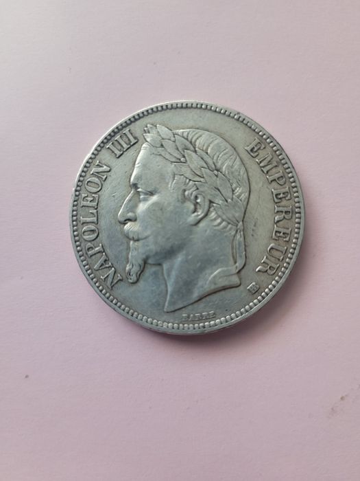 5 Franków 1869 Francja Napoleon III