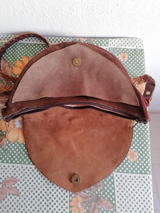 Mala de Pele feita à mão
