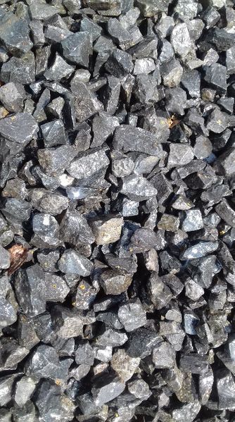 Grys BAZALT grafitowy kamień ogrodowy 11-16 i 16-22, otoczak, kora