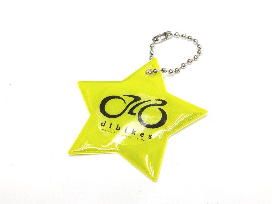 NOWY Odblask breloczek przywieszka Oryginał DLBIKES do roweru plecaka