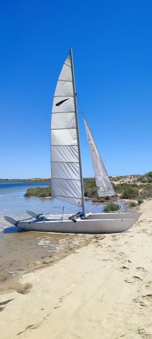 Catamarã DART 18, Vela ligeira.