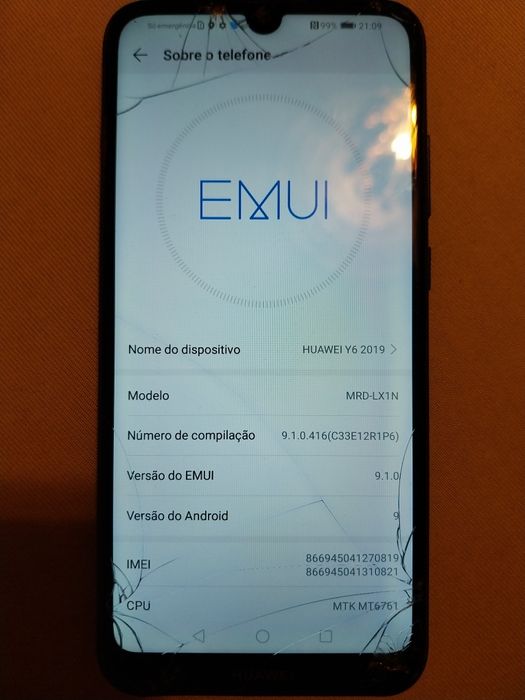 Huawei Y6 2019  telemóvel