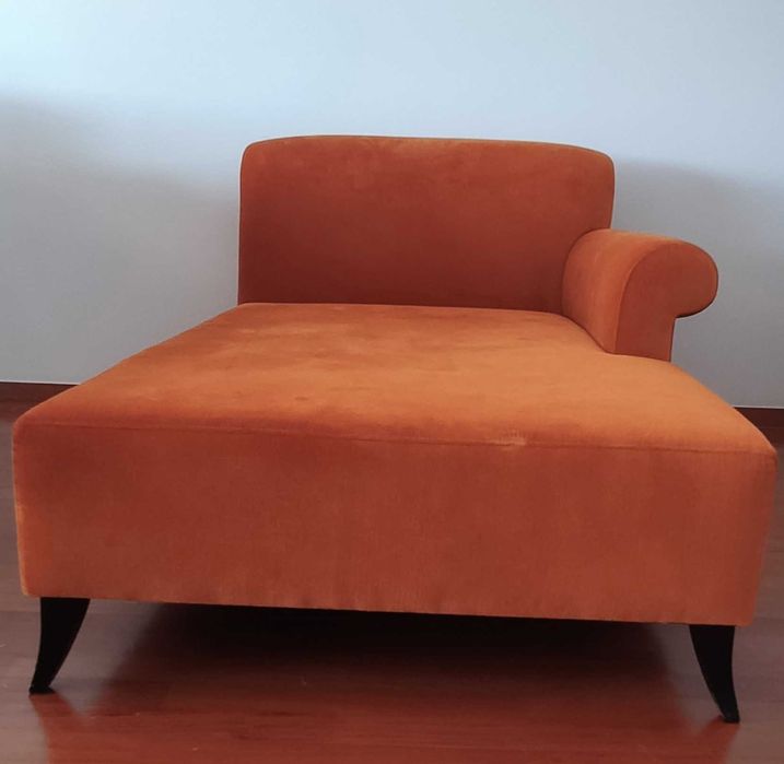 Chaise Longue em veludo