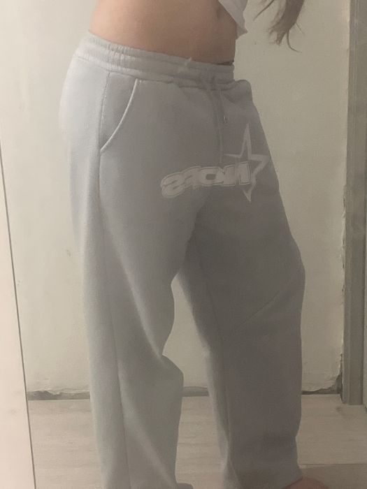 штаны широкие теплые