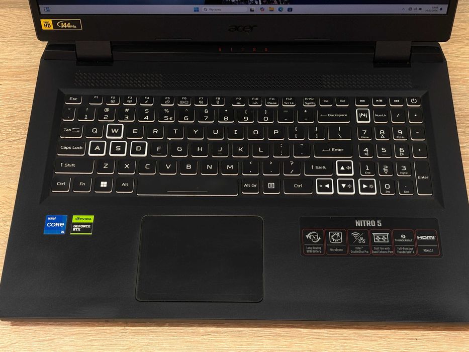 Laptop gamingowy Acer Nitro 5 i5-12th/RTX 4050/1TB SSD