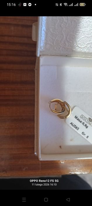 Koczyki złote damskie 14k